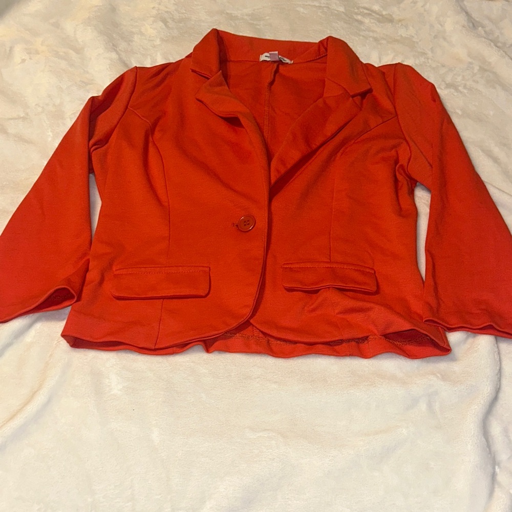 dELiA*s Vibrant Coral Blazer